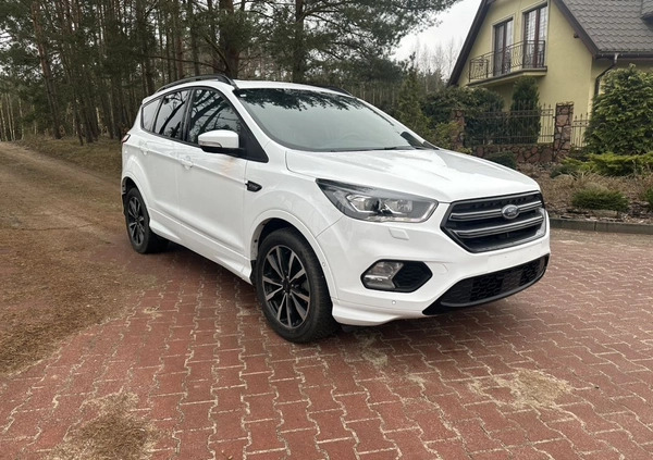 Ford Kuga cena 77500 przebieg: 59450, rok produkcji 2018 z Tuchola małe 781